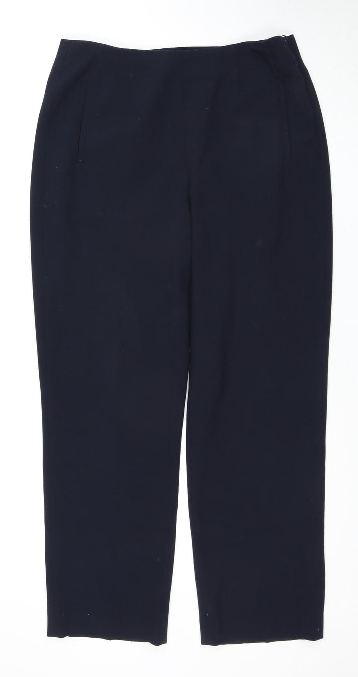 Lakeland Women's Black Straight Trousers Size 14
