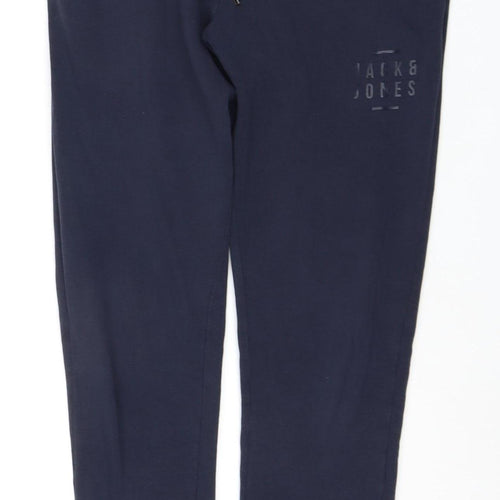 Jack & Jones Men's Blue Jogger Trousers, Regular Fit