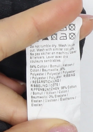 River Island Men's Black Jogger Trousers, Size M, Gym Wear