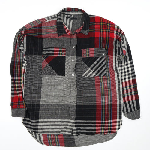 Next Women's Multicoloured Checked Button-Up Shirt
