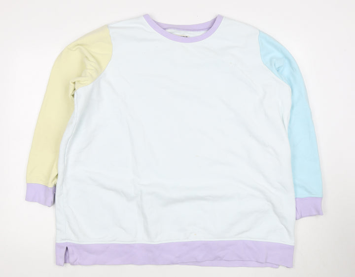 Lands' End Women's Multicoloured Pullover Sweatshirt Size 2