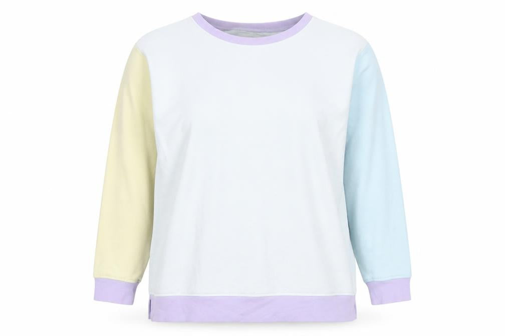 Front view of Lands' End Women's Multicoloured Pullover Sweatshirt, size 2