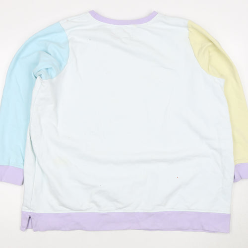 Lands' End Women's Multicoloured Pullover Sweatshirt Size 2