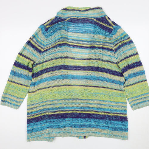 Coldwater Creek Women's Multicoloured Cardigan 2XL