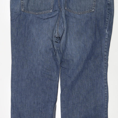 Lands' End Women's Blue Straight Plus Jeans