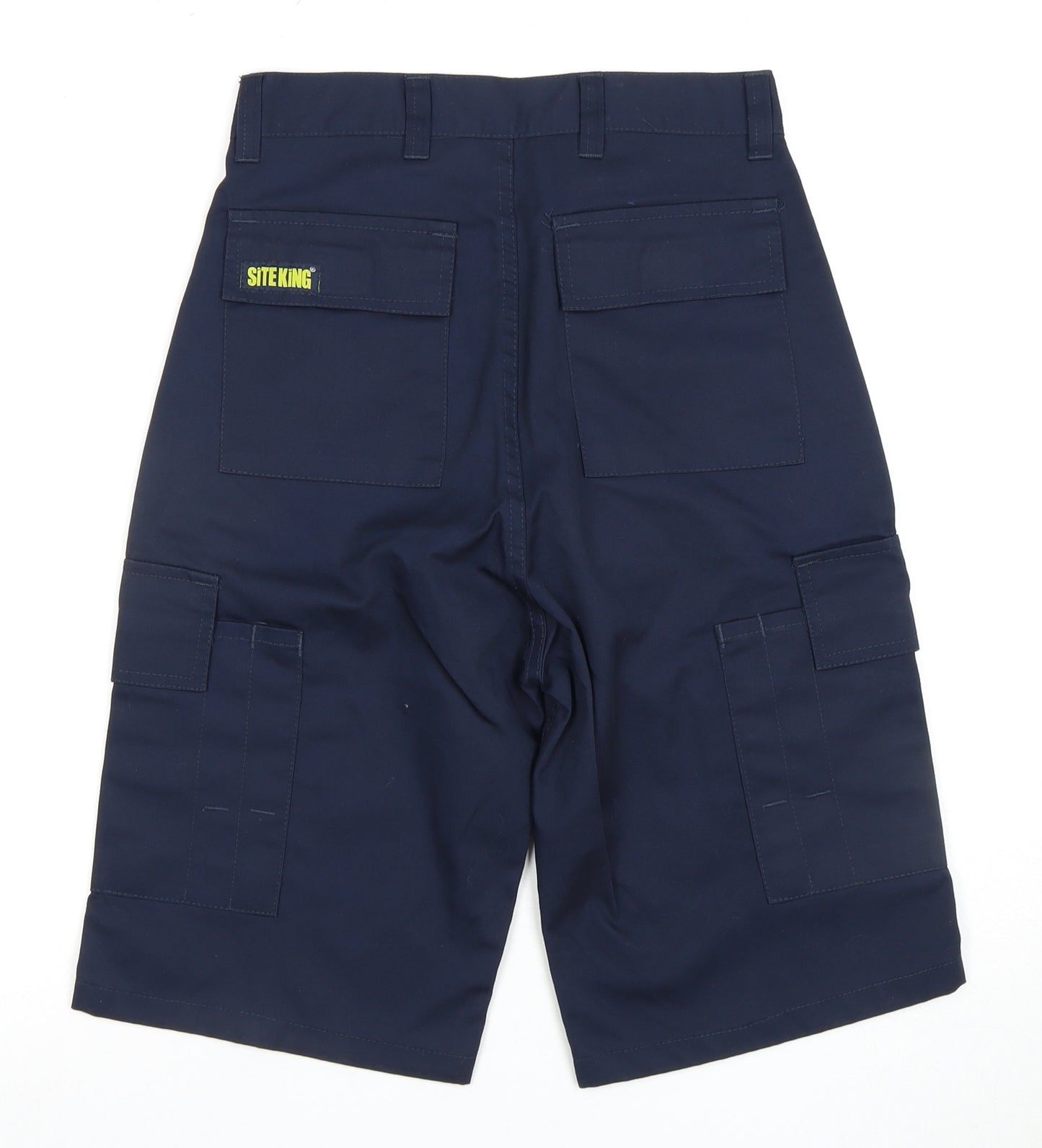 Site King Men's Navy Cargo Shorts Size 28 for Workwear