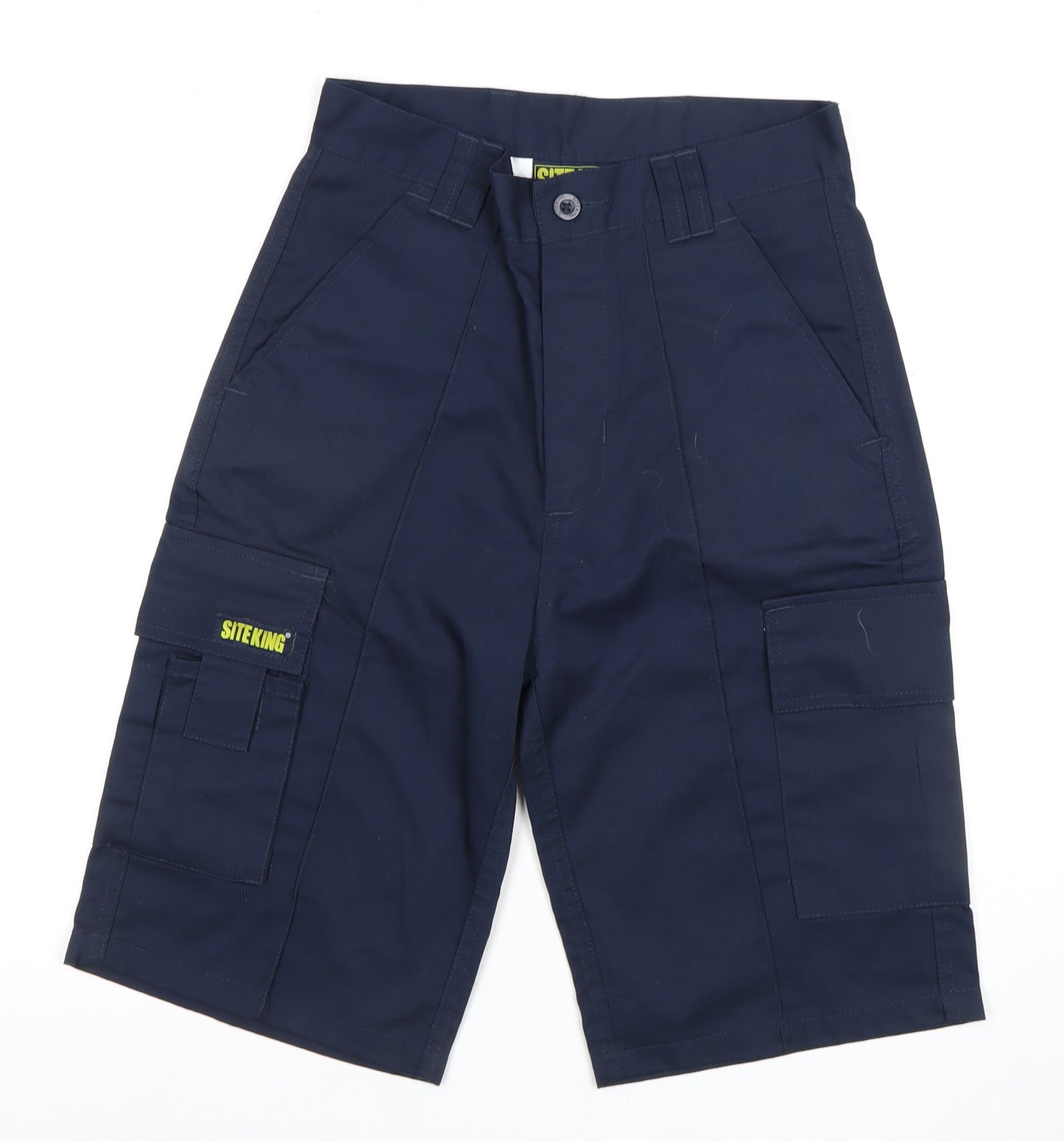 Site King Men's Navy Cargo Shorts Size 28 for Workwear