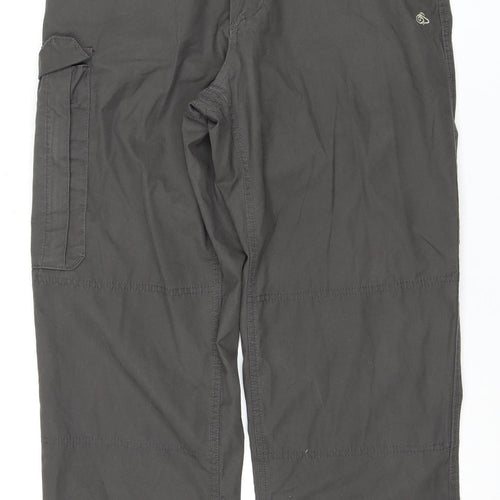 Craghoppers Men's Black Cargo Trousers S