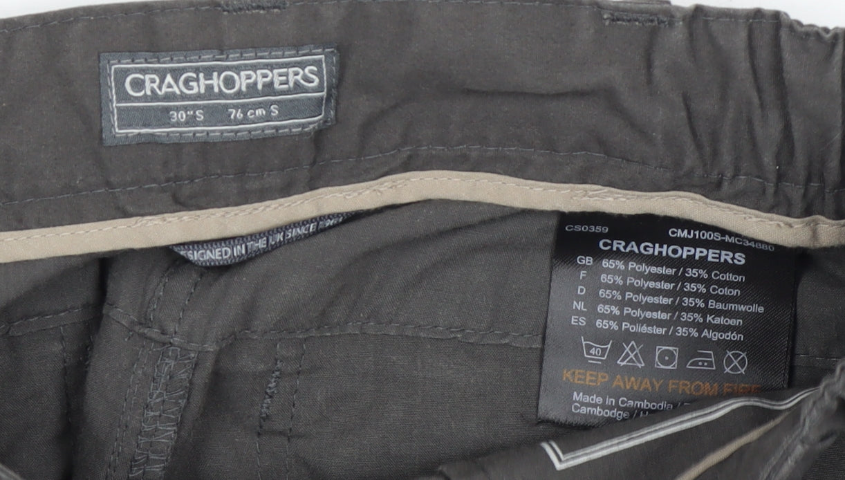 Craghoppers Men's Black Cargo Trousers S