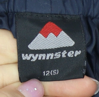 Wynnster Unisex Blue Rain Trousers Size 12 Waterproof