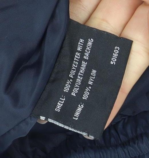 Wynnster Unisex Blue Rain Trousers Size 12 Waterproof