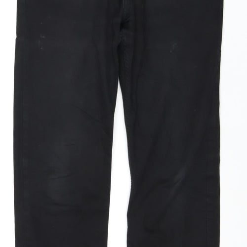 Marks and Spencer Men's Black Straight Jeans 34