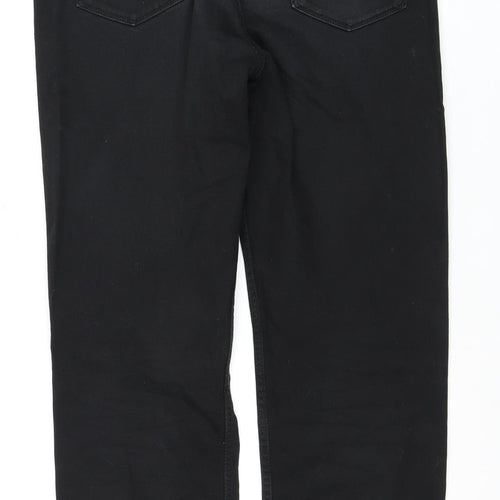 Marks and Spencer Men's Black Straight Jeans 34
