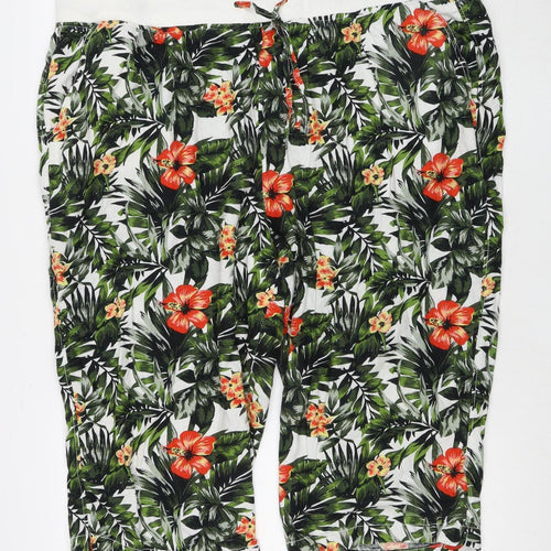 CAPSULE Women's Multicoloured Floral Shorts, Size 24