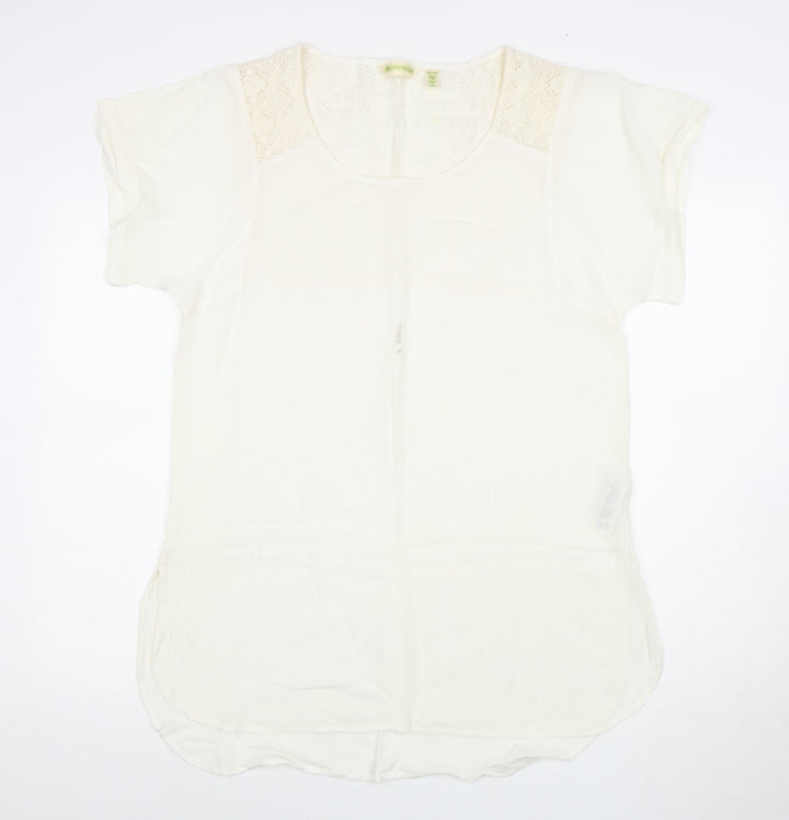Accessorize Women's White Lace Blouse S
