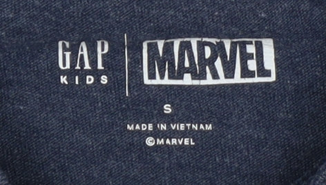GAP Boys' Blue Captain America T-Shirt 6-7 Years