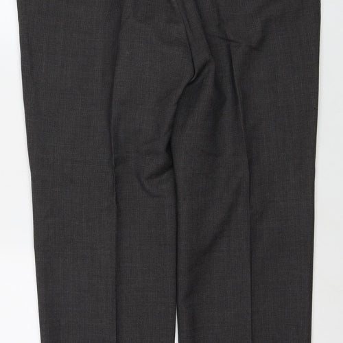 Marks and Spencer Grey Dress Pants, 36 Waist, Regular Fit
