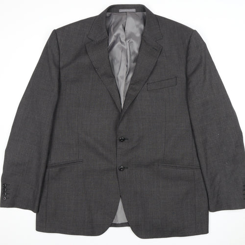 Marks and Spencer Men's Grey Wool Blazer 46R