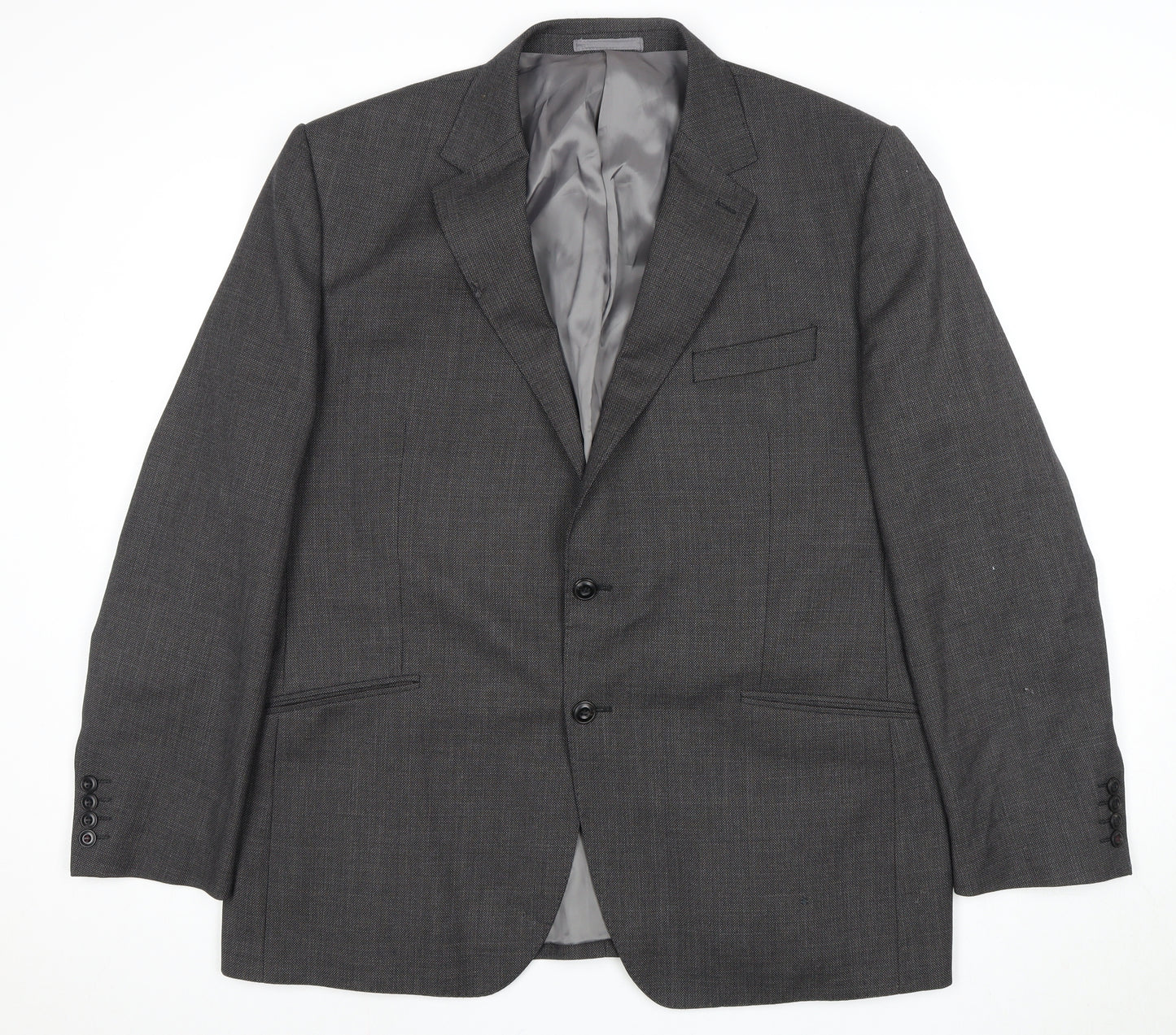 Marks and Spencer Men's Grey Wool Blazer 46R