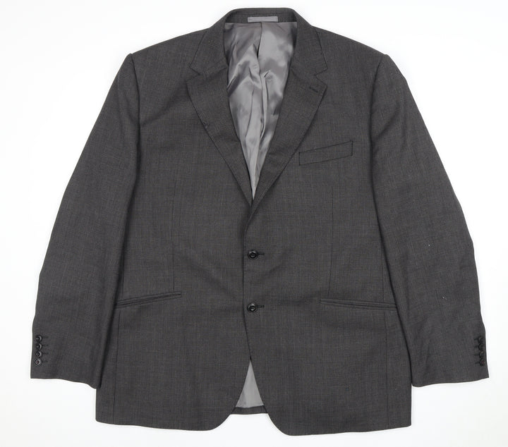 Marks and Spencer Men's Grey Wool Blazer 46R