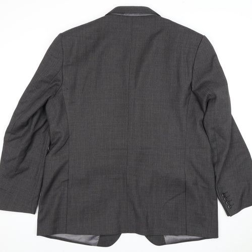 Marks and Spencer Men's Grey Wool Blazer 46R