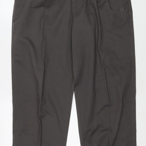Dunlop Men's Grey Regular Fit Trousers, Size 36