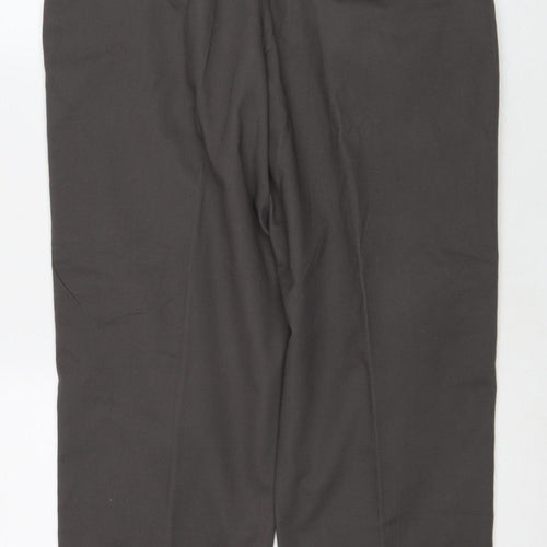 Dunlop Men's Grey Regular Fit Trousers, Size 36