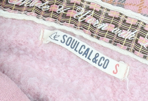 SoulCal & Co Women’s Pink Pullover Hoodie, Size S