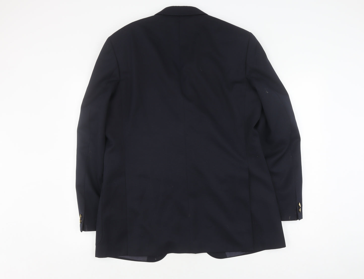 Baumler Airliner Men's Black Blazer 42R Regular Wool Blend