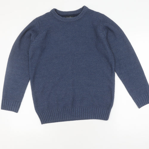 James Pringle Men's Blue Acrylic Pullover Jumper S