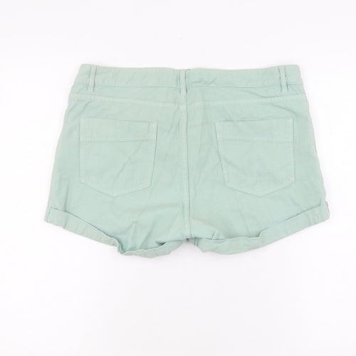 Comptoir des Cotonniers Women's Green Chino Shorts Size 14