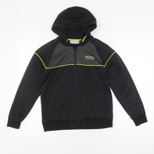 McKenzie Boys Black Full Zip Hoodie 10-11 Years