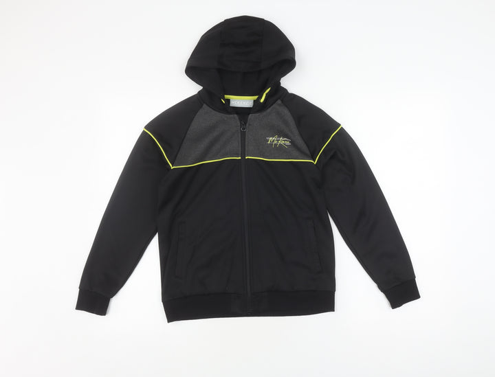 McKenzie Boys Black Full Zip Hoodie 10-11 Years