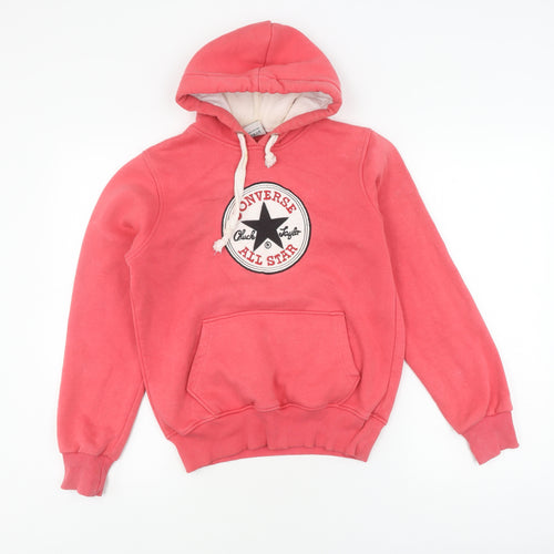 Converse Unisex Pink S Pullover Hoodie