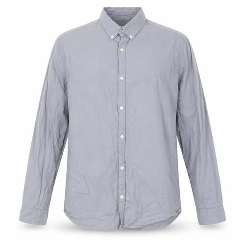 Jack & Jones Men's Grey Casual Shirt M, 100% Cotton, Button-Down