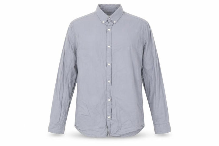 Jack & Jones Men's Grey Casual Shirt M, 100% Cotton, Button-Down
