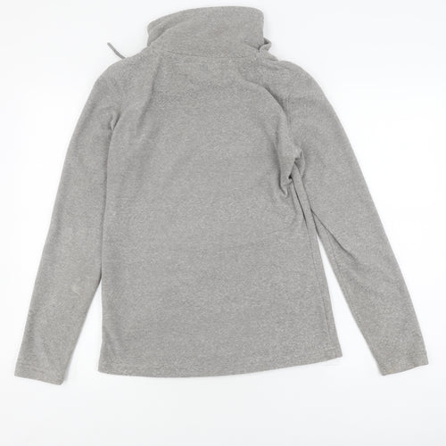 Mountain Warehouse Women's Grey High Neck Pullover Sweatshirt