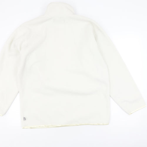 Pierre Cardin White Pullover Sweatshirt M
