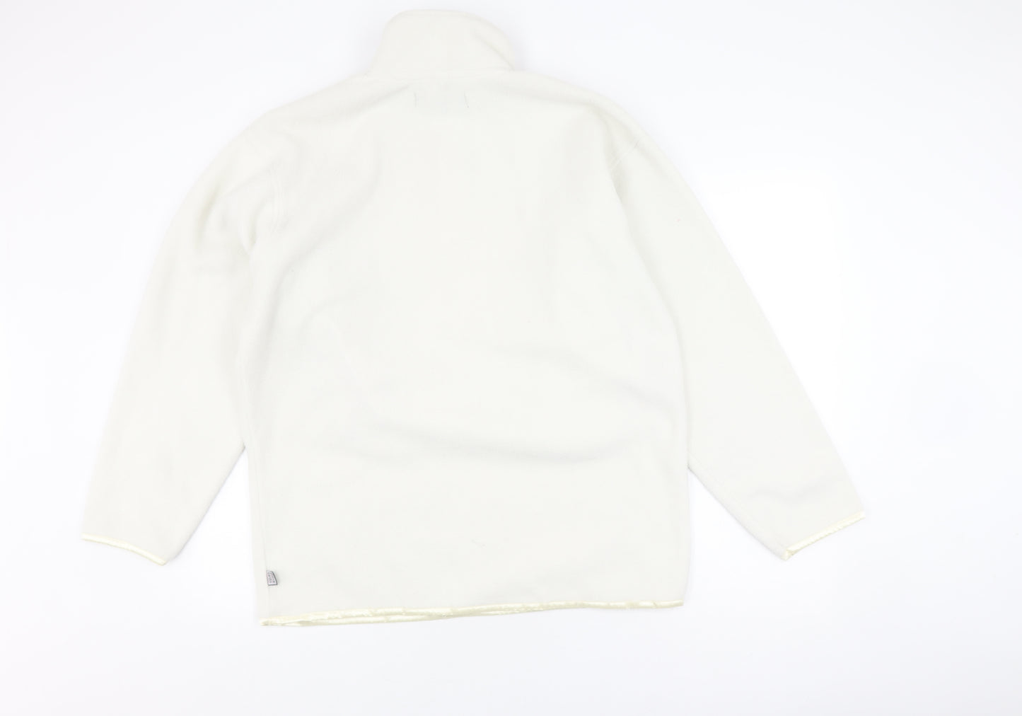 Pierre Cardin White Pullover Sweatshirt M