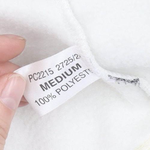 Pierre Cardin White Pullover Sweatshirt M
