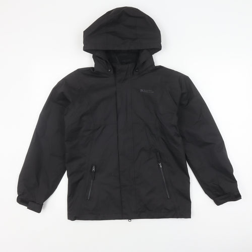 Mountain Warehouse Boys Black Parka Jacket 11-12Y Waterproof