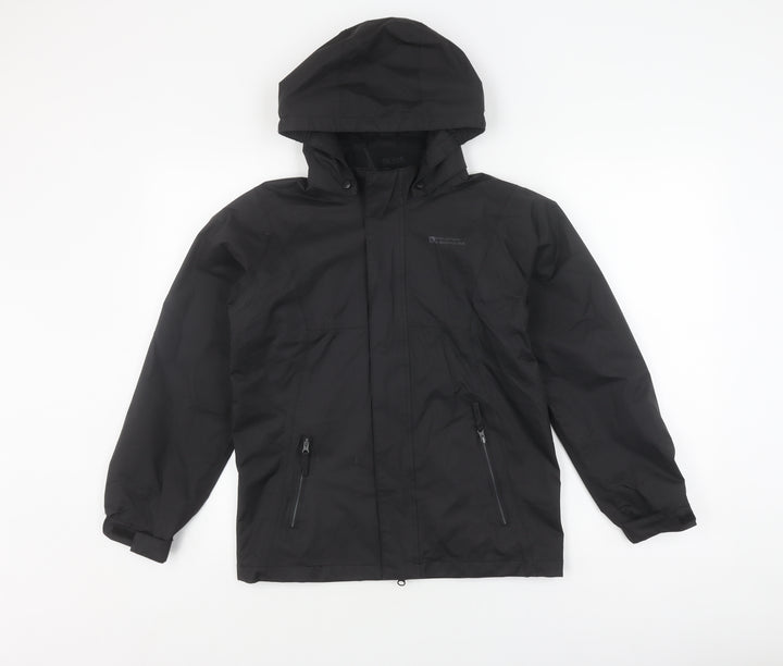 Mountain Warehouse Boys Black Parka Jacket 11-12Y Waterproof