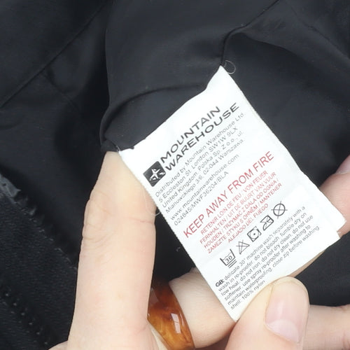 Mountain Warehouse Boys Black Parka Jacket 11-12Y Waterproof
