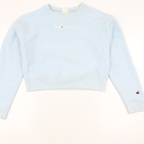 Champion Women's Blue Pullover Sweatshirt M