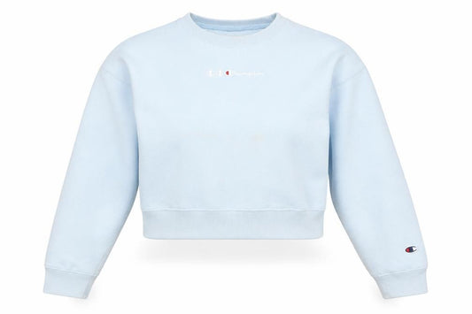 Front view of Champion Women's Blue Pullover Sweatshirt M
