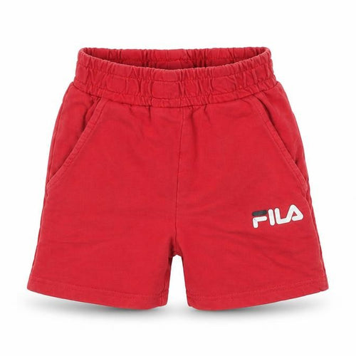 Fila Boys Red Athletic Shorts Age 2-3 Elastic Waist