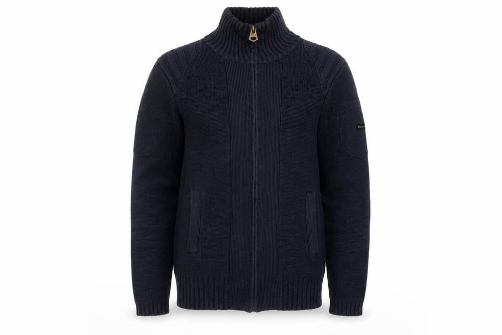 Front view of Firetrap Men's Black High Neck Full Zip Jumper S