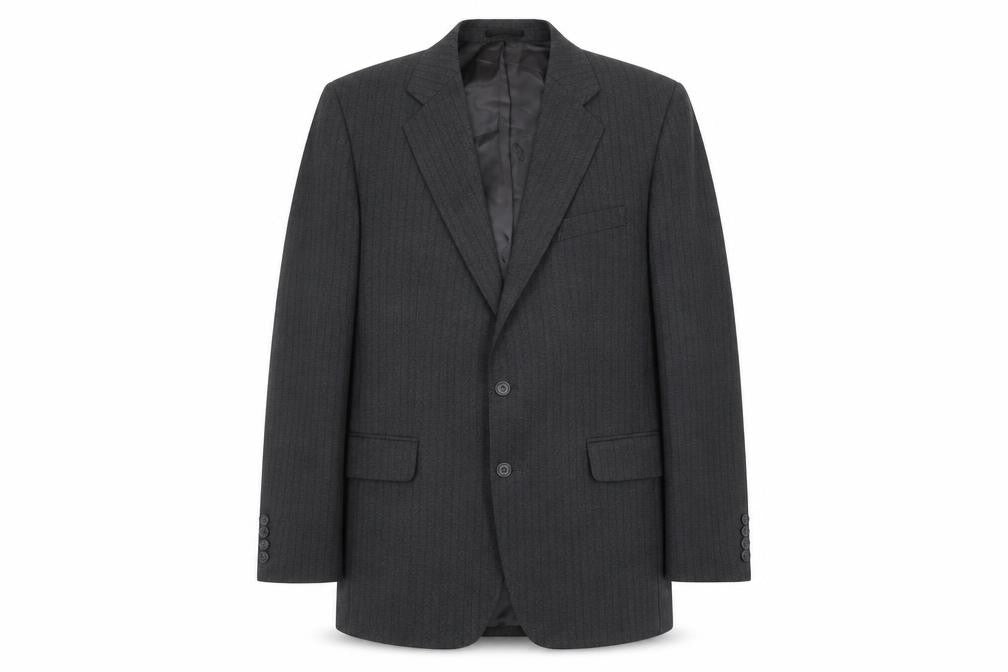 Front view of Magee Men's Grey 40L Blazer Jacket - Business Formal