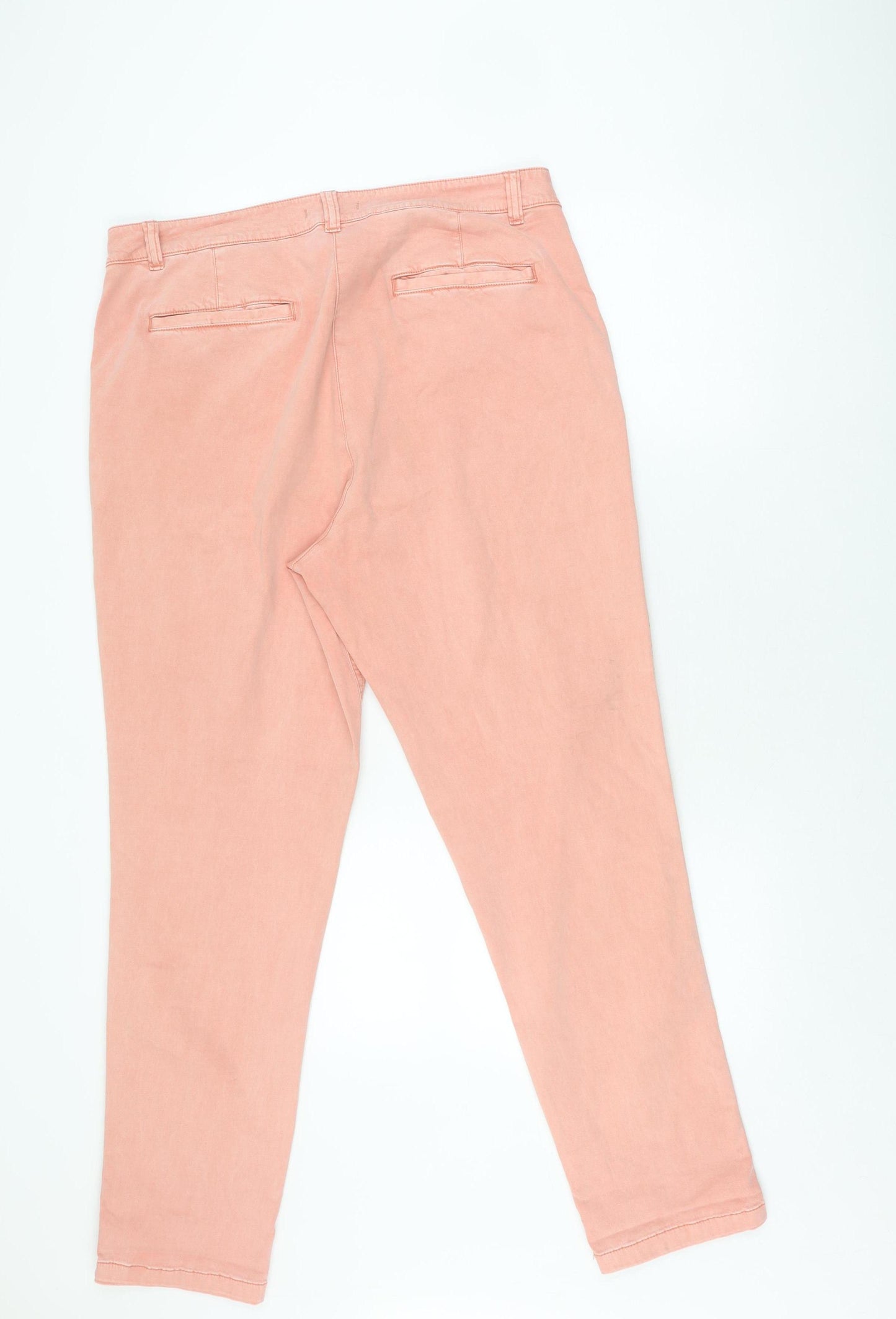 White Stuff Women's Pink Chino Trousers Size 16