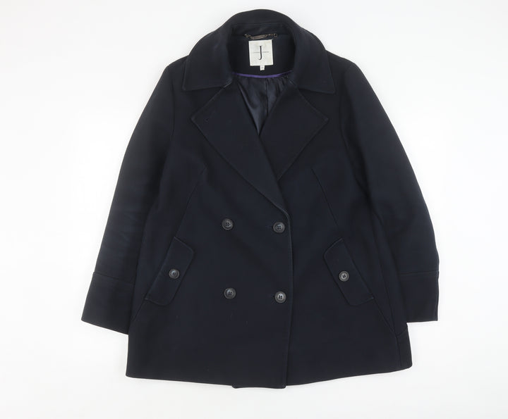 Jasper Conran Women's Black Pea Coat Size 14